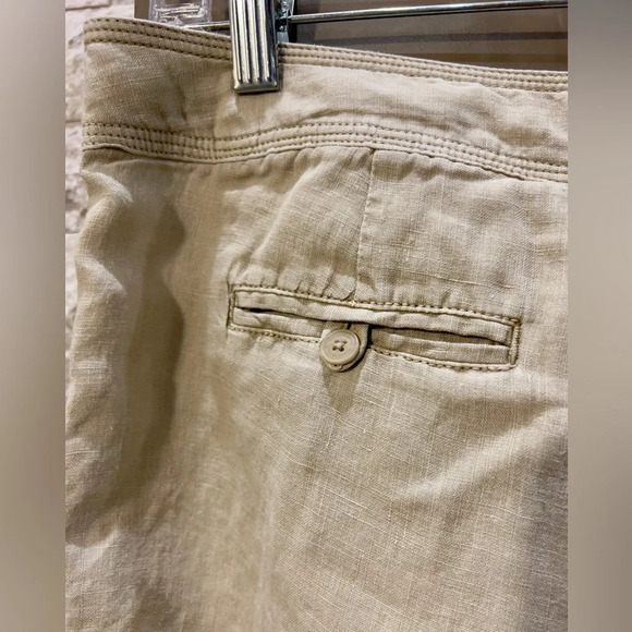 Tommy Bahama Aubrey Fit Size 6 Linen khaki pants - Picture 11 of 11